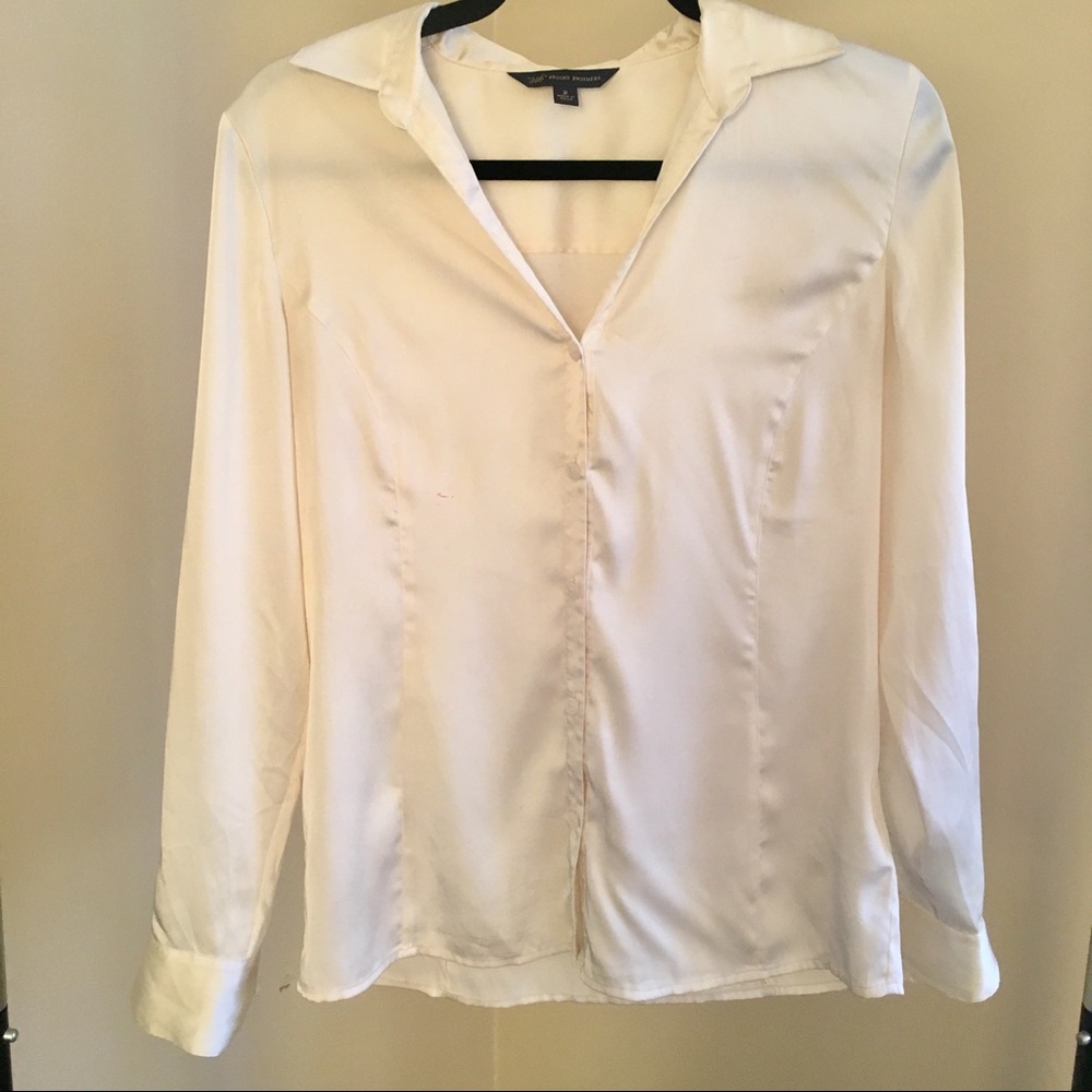 Brooks Brothers Cream Button Down Shirt